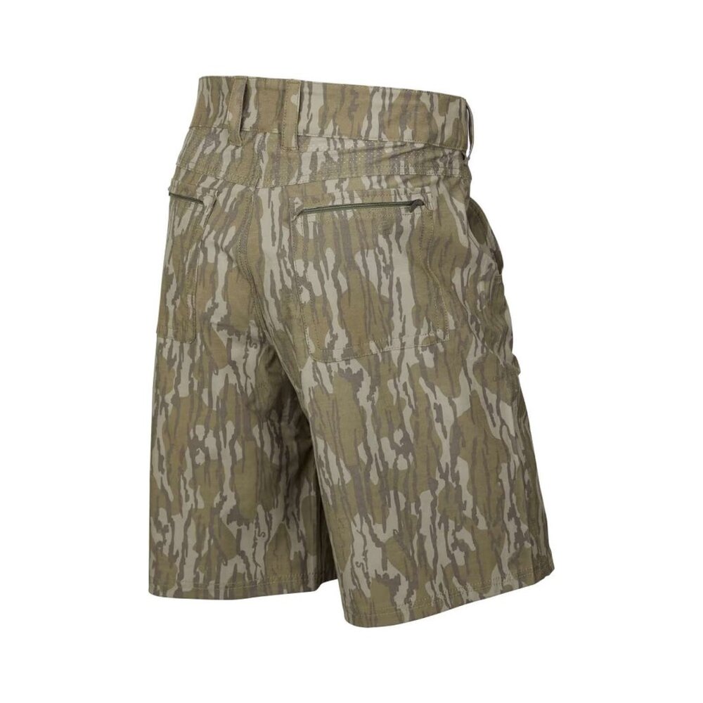Huk Men's Nxtlvl 10.5" Short Mossy Oak Bottomland Size Small Camo Fishing - Picture 2 of 4